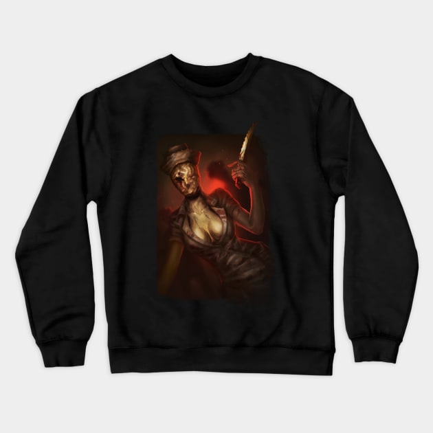 Silent Hill - Nurse Crewneck Sweatshirt by Kappacca